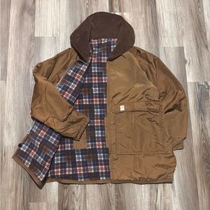 2000’s Vintage Mens Plaid Lining Jacket • Size XL
